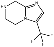 IMidazo[1,2-a]pyrazine, 5,6,7,8-tetrahydro-3-(trifluoroMethyl)- Structure