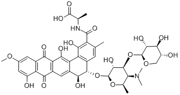 N,N-Dimethylpradimicin C 구조식 이미지