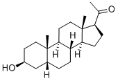 3-BETA-HYDROXY-5-BETA-PREGNAN-20-ONE Structure