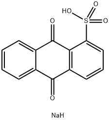 1-Anthraquinonesulfonic acid sodium salt 구조식 이미지