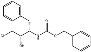 (2S,3S)-3-(Benzyloxycarbonylamino)-1-chloro-2-hydroxy-4-phenylbutane 구조식 이미지