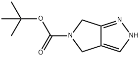 2,6-디히드로-4H-피롤로[3,4-c]피라졸-5-카르복실산tert-부틸에스테르 구조식 이미지