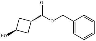 Benzyl trans-3-hydroxycyclobutanecarboxylate 구조식 이미지
