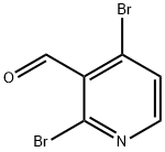 2,4-디브로모피리딘-3-카르복스알데히드 구조식 이미지
