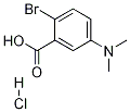 2-브로모-5-(디메틸아미노)벤조산,HCl 구조식 이미지