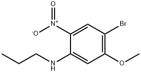 4-브로모-5-메톡시-2-니트로-N-프로필아닐린 구조식 이미지
