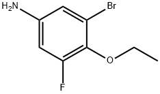 3-Bromo-4-ethoxy-5-fluoroaniline Structure