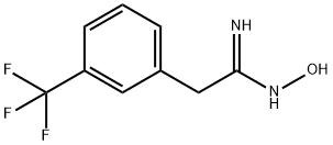 BENZENEETHANIMIDAMIDE, N-HYDROXY-3-(TRIFLUOROMETHYL) Structure