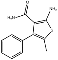 2-amino-5-methyl-4-phenylthiophene-3-carboxamide Structure