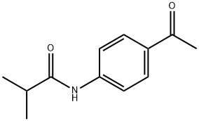 PropanaMide, N-(4-acetylphenyl)-2-Methyl- Structure