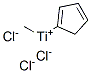 Methylcyclopentadienyltitaniumtrichloride Structure