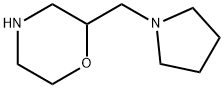 2-((PYRROLIDIN-1-YL)METHYL) MORPHOLINE Structure