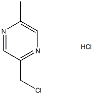2-(클로로메틸)-5-메틸피라진염산염 구조식 이미지
