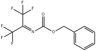 BENZYL (2,2,2-TRIFLUORO-1-TRIFLUOROMETHYL-ETHYLIDENE)-CARBAMATE Structure