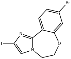 IMidazo[1,2-d][1,4]benzoxazepine,9-broMo-5,6-dihydro-2-iodo- 구조식 이미지