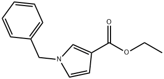 1-BENZYLPYRROLE-3-CARBOXYLIC ACID ETHYL ESTER Structure