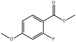 METHYL 2-FLUORO-4-METHOXYBENZOATE Structure