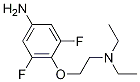 4-(2-(디에틸아미노)에톡시)-3,5-디플루오로아닐린 구조식 이미지