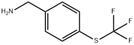 4-(Trifluoromethylthio)benzylamine Structure