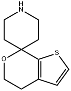 Spiro[piperidine-4,7'-[7H]thieno[2,3-c]pyran], 4',5'-dihydro- 구조식 이미지