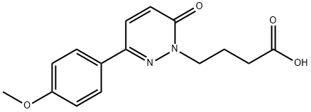 4-[3-(4-Methoxyphenyl)-6-oxopyridazin-1(6H)-yl]butanoic acid 구조식 이미지