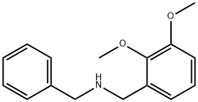 BENZYL-(2,3-DIMETHOXY-BENZYL)-AMINE Structure