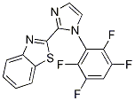 2-[1-(2,3,5,6-tetrafluorophenyl)-1H-iMidazol-2-yl]-Benzothiazole 구조식 이미지