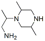 1-피페라진에탄아민,-bta-,2,5-트리메틸-(9CI) 구조식 이미지