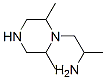 1-Piperazineethanamine,-alpha-,2,6-trimethyl-(9CI) Structure