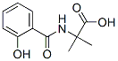 Alanine,  N-(2-hydroxybenzoyl)-2-methyl- Structure