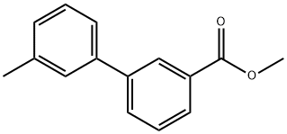 methyl 3'-methylbiphenyl-3-carboxylate 구조식 이미지