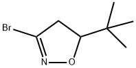 3-BroMo-5-tert-butyl-4,5-dihydro-isoxazole Structure