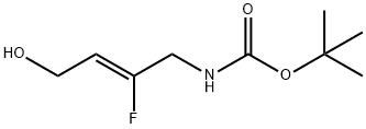 카르밤산,(2-플루오로-4-히드록시-2-부테닐)-,1,1-디메틸에틸에스테르,(Z)- 구조식 이미지