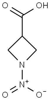 3-Azetidinecarboxylicacid,1-nitro-(9CI) Structure