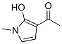 Ethanone, 1-(2-hydroxy-1-methyl-1H-pyrrol-3-yl)- (9CI) 구조식 이미지