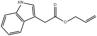 allyl 1H-indole-3-acetate Structure