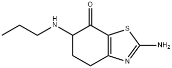 2-AMino-6-(propylaMino)-5,6-dihydrobenzo[d]thiazol-7(4H)-one 구조식 이미지