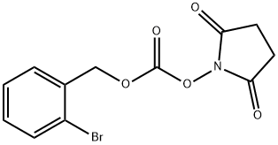 N-(2-Bromobenzyloxycarbonyloxy)succinimide 구조식 이미지