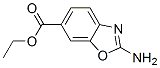 6-벤조옥사졸카르복실산,2-아미노-,에틸에스테르(9CI) 구조식 이미지