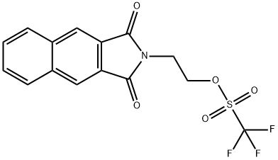 2-(2,3-NAPHTHALIMINO)ETHYL TRIFLUOROMETHANESULFONATE 구조식 이미지