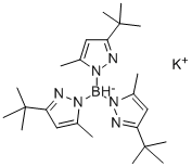 POTASSIUM HYDROTRIS(3-T-BUTYL-5-METHYLPYRAZOL-1-YL)BORATE, 97 Structure