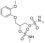메틸설팜산3-(2-메톡시페녹시)-2-(((메틸아미노)설포닐)옥시)프로필에스테르 구조식 이미지