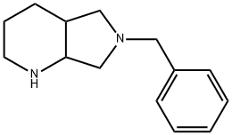 6-BENZYL-OCTAHYDRO-PYRROLO[3,4-B]PYRIDINE 구조식 이미지