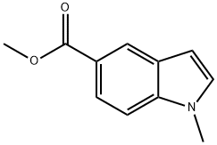 Methyl 1-Methyl-1H-indole-5-carboxylate Structure