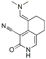 (5E)-5-(dimethylaminomethylidene)-3-oxo-2,6,7,8-tetrahydroisoquinoline -4-carbonitrile Structure