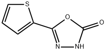 5-THIEN-2-YL-1,3,4-OXADIAZOL-2(3H)-ONE Structure