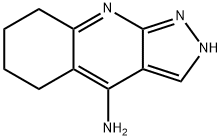 4-AMINO-5,6,7,8-TETRAHYDRO-2H-PYRAZOLO[3,4-B]QUINOLINE Structure