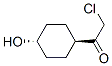 Ethanone, 2-chloro-1-(4-hydroxycyclohexyl)-, trans- (9CI) Structure