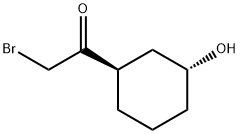 Ethanone, 2-bromo-1-(3-hydroxycyclohexyl)-, trans- (9CI) Structure