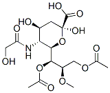 8-O-methyl-7,9-di-O-acetyl-N-glycolylneuraminic acid Structure
